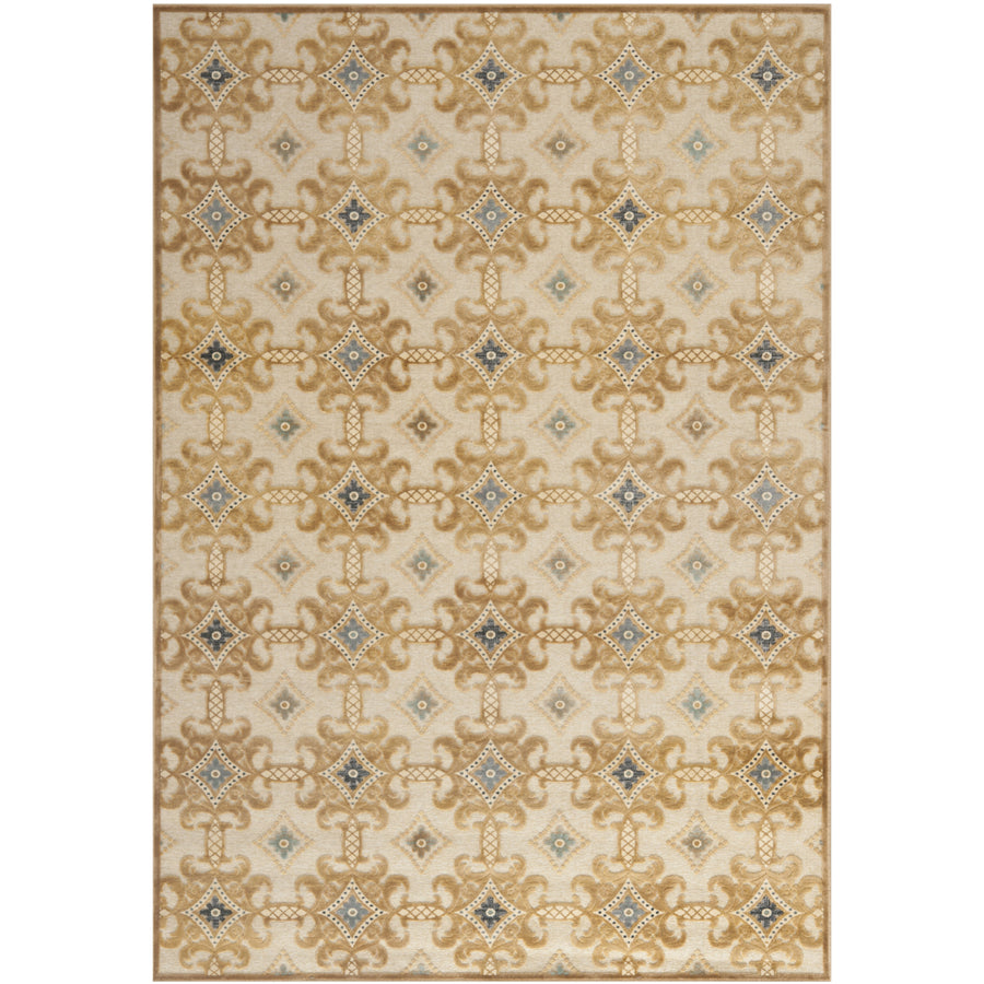 SAFAVIEH Martha Stewart MSR74303-1640 Taupe / Cream Rug Image 1