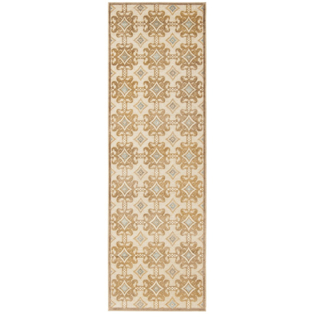 SAFAVIEH Martha Stewart MSR74303-1640 Taupe / Cream Rug Image 3