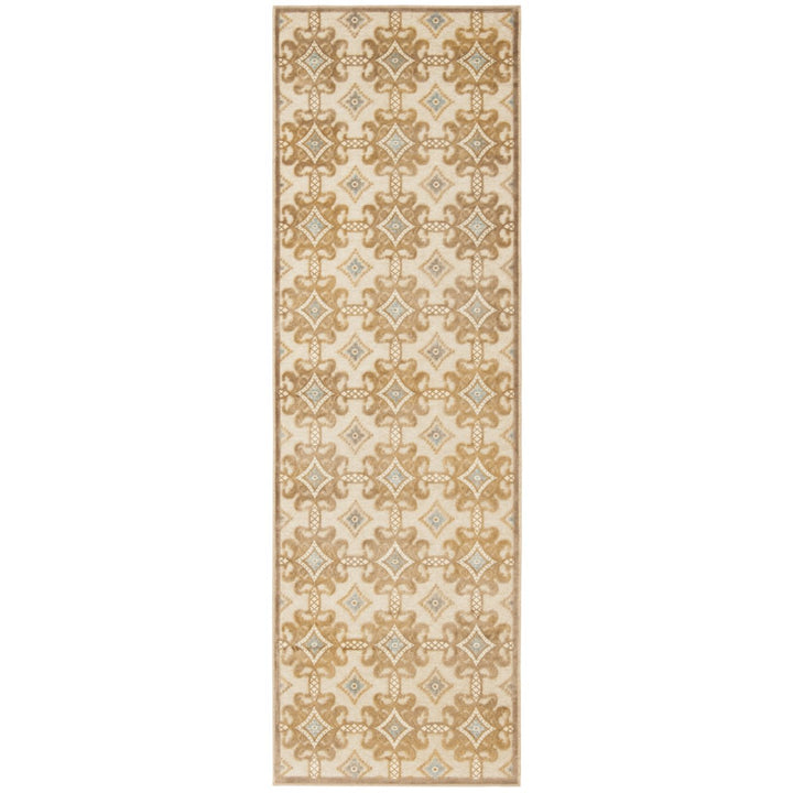 SAFAVIEH Martha Stewart MSR74303-1640 Taupe / Cream Rug Image 3