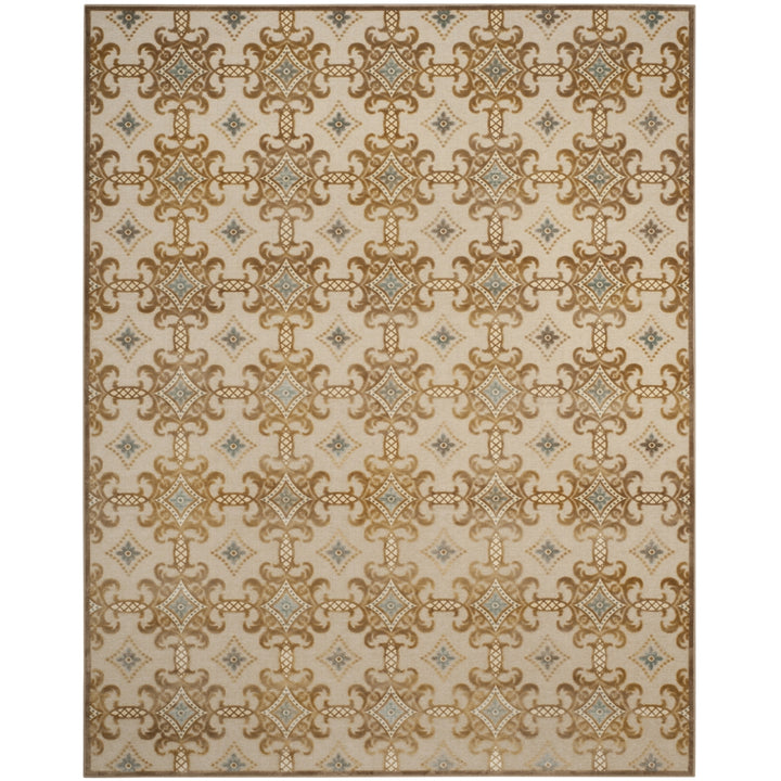 SAFAVIEH Martha Stewart MSR74303-1640 Taupe / Cream Rug Image 5