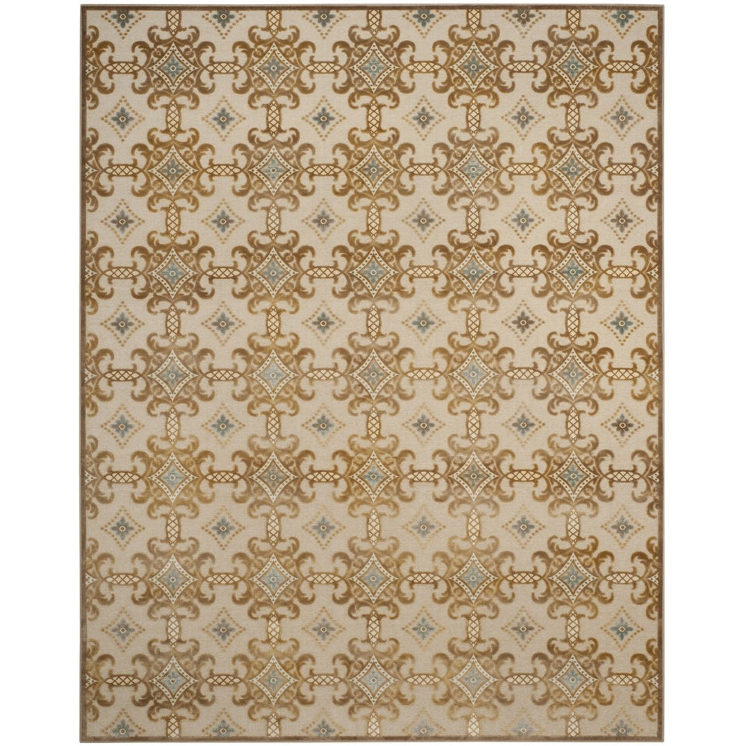 SAFAVIEH Martha Stewart MSR74303-1640 Taupe / Cream Rug Image 1