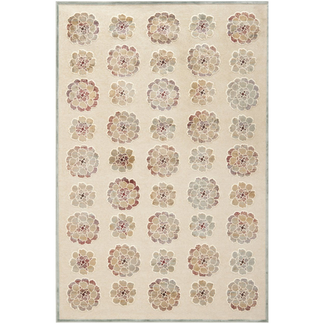 SAFAVIEH Martha Stewart MSR74306-1140 Spruce / Cream Rug Image 2