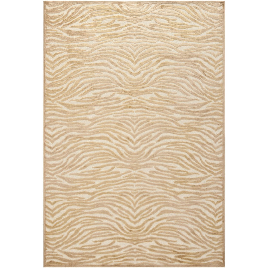 SAFAVIEH Martha Stewart MSR74305-1640 Taupe / Cream Rug Image 1