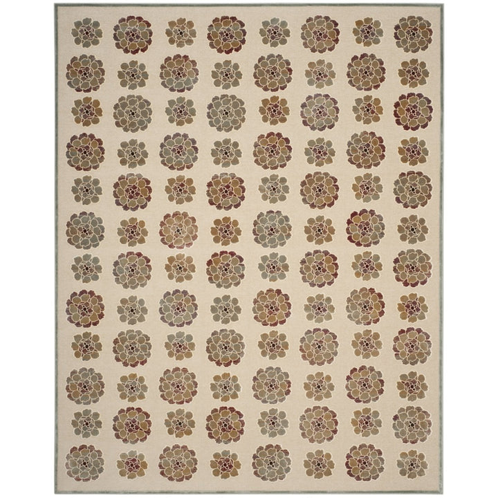 SAFAVIEH Martha Stewart MSR74306-1140 Spruce / Cream Rug Image 1