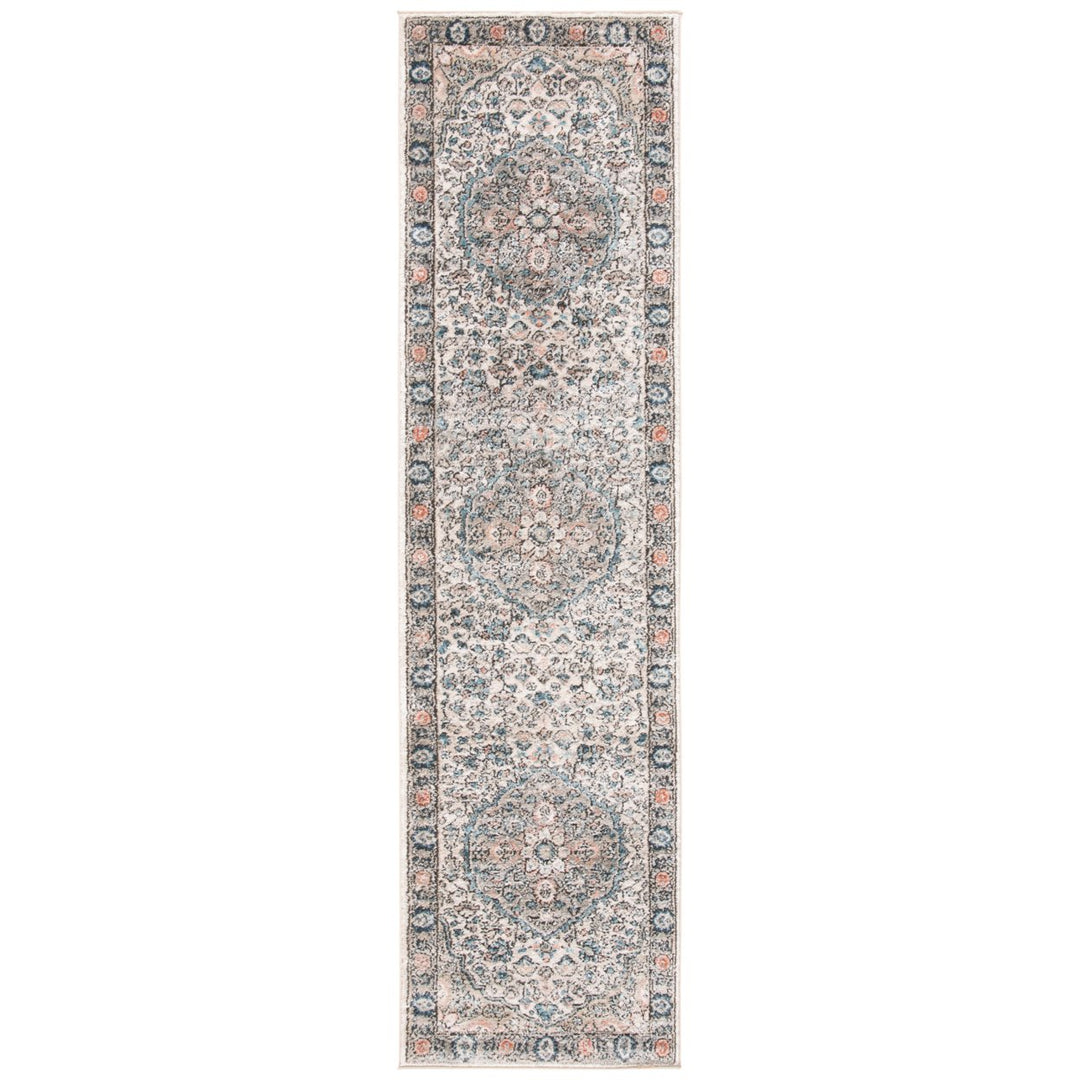 SAFAVIEH Martha Stewart Collection MSR813F Grey/Blue Rug Image 1