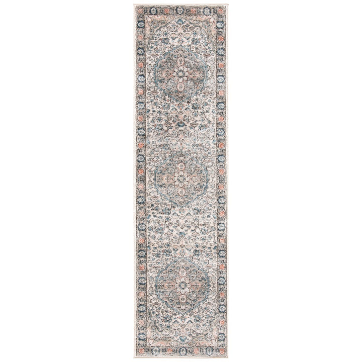 SAFAVIEH Martha Stewart Collection MSR813F Grey/Blue Rug Image 1