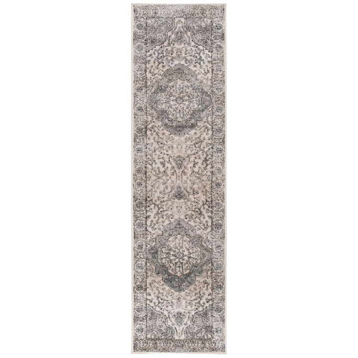 SAFAVIEH Martha Stewart MSR867A Ivory / Grey Rug Image 1