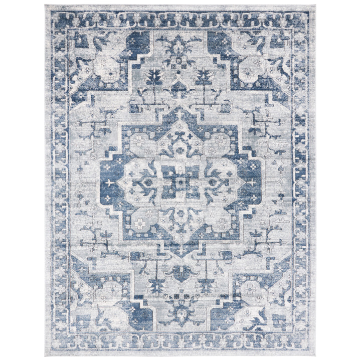 SAFAVIEH Martha Stewart MSR883N Navy / Ivory Rug Image 1