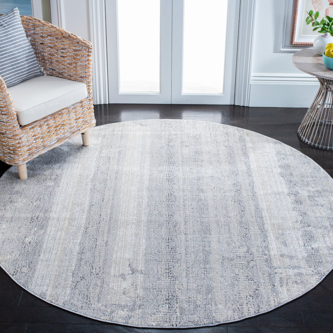 SAFAVIEH Martha Stewart Sabrina MSR8925A Lt Grey/ Beige Rug Image 3