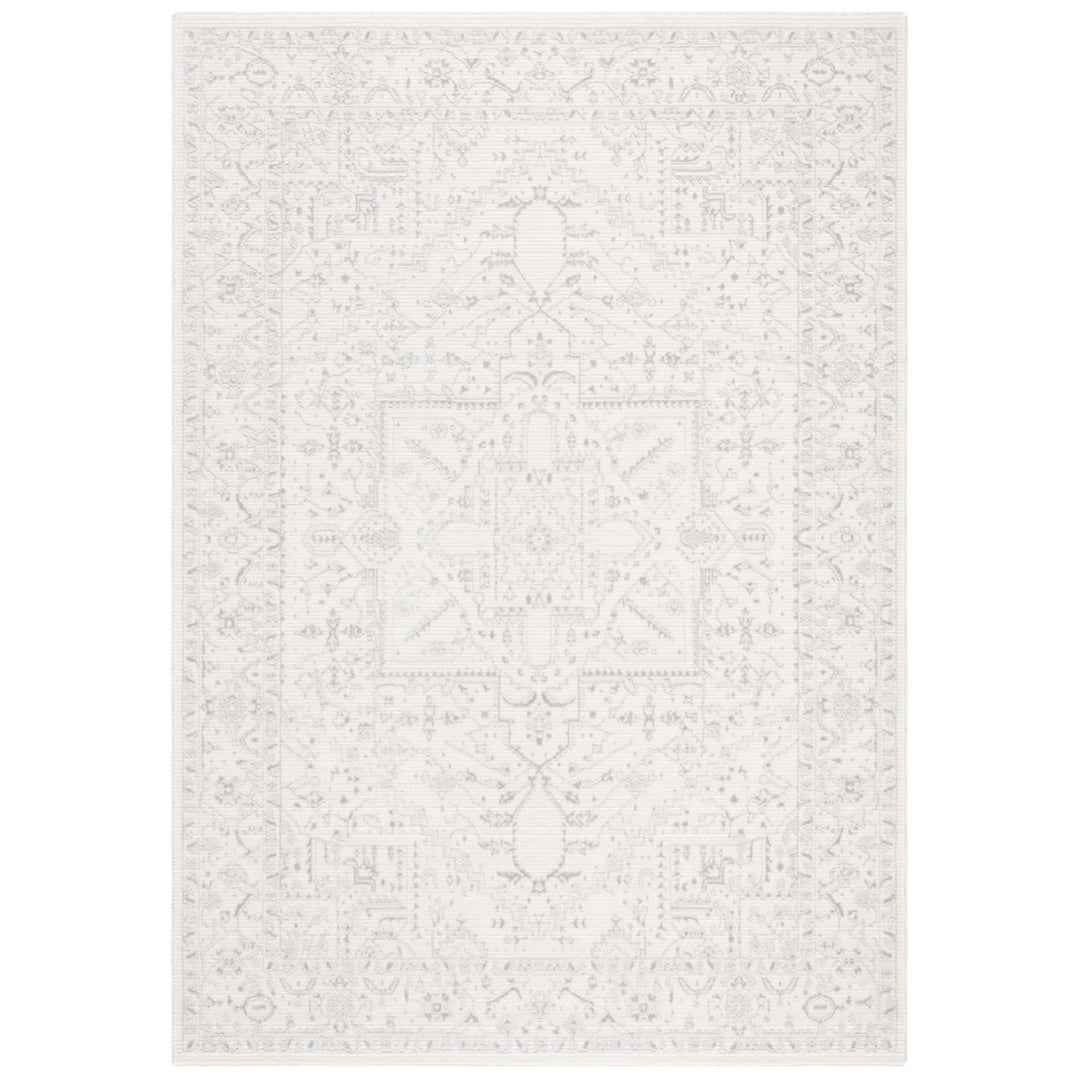 SAFAVIEH Martha Stewart Sabrina MSR8931B Ivory/ Lt Grey Rug Image 1