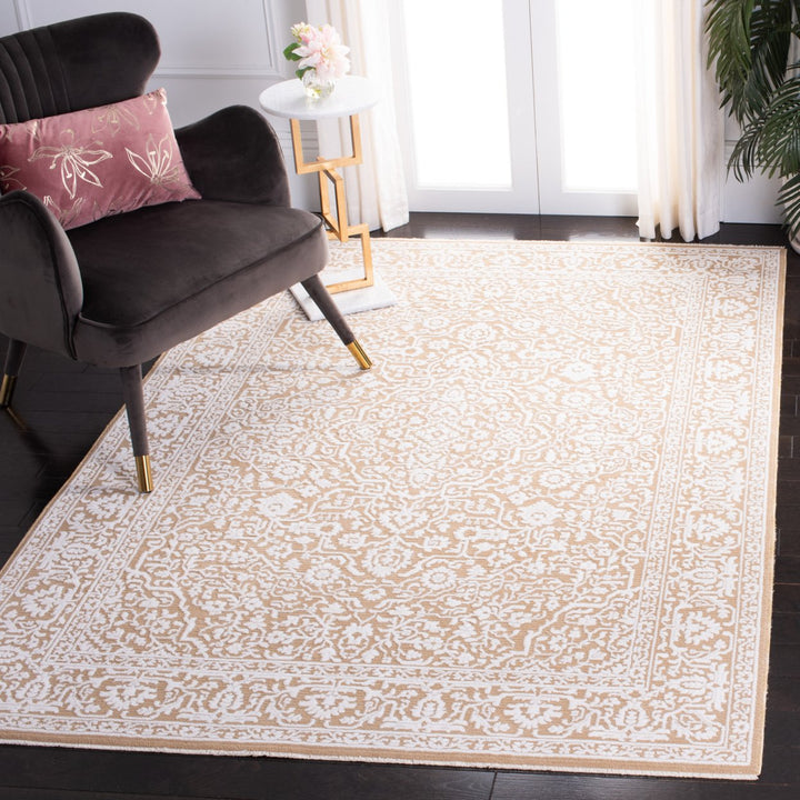 SAFAVIEH Martha Stewart Sabrina MSR8937B Gold/Ivory Rug Image 1