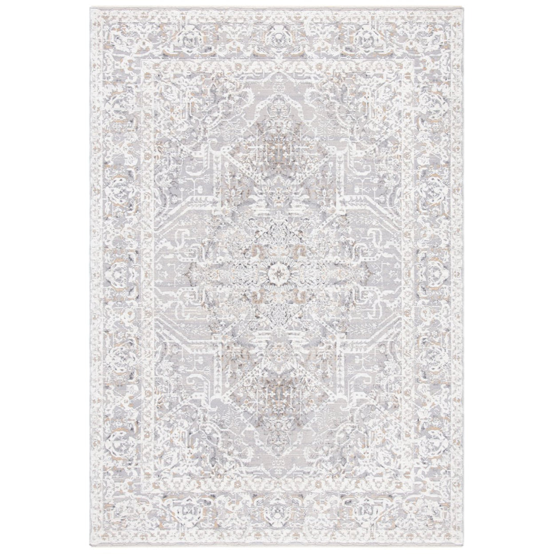 SAFAVIEH Martha Stewart Sabrina MSR8934B Ivory/ Lt Grey Rug Image 1