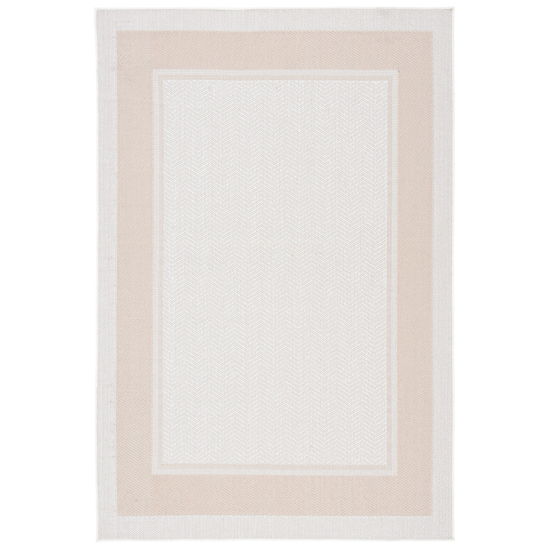 SAFAVIEH Martha Stewart Outdoor MSRO317B Ivory/ Beige Rug Image 2