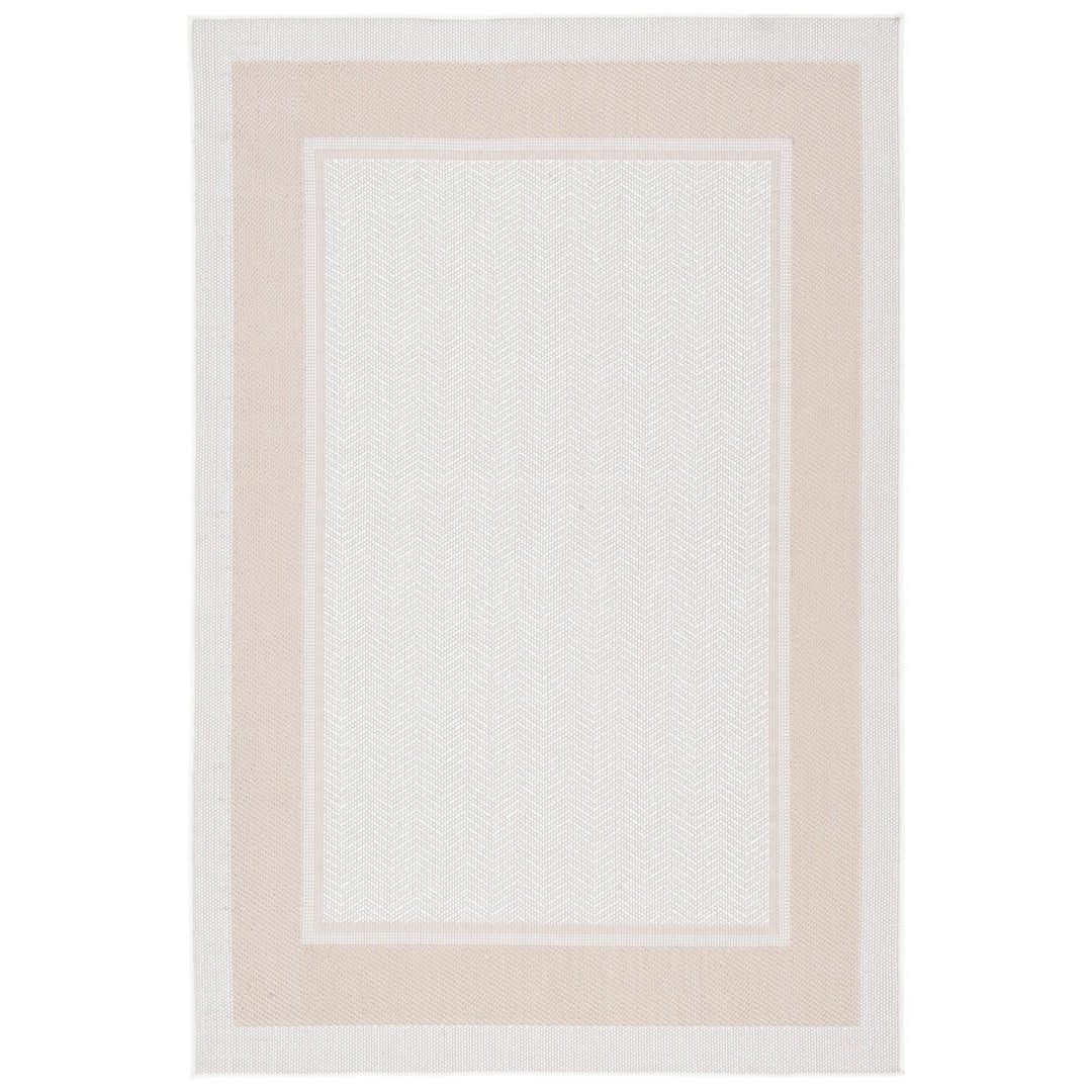 SAFAVIEH Martha Stewart Outdoor MSRO317B Ivory/ Beige Rug Image 1