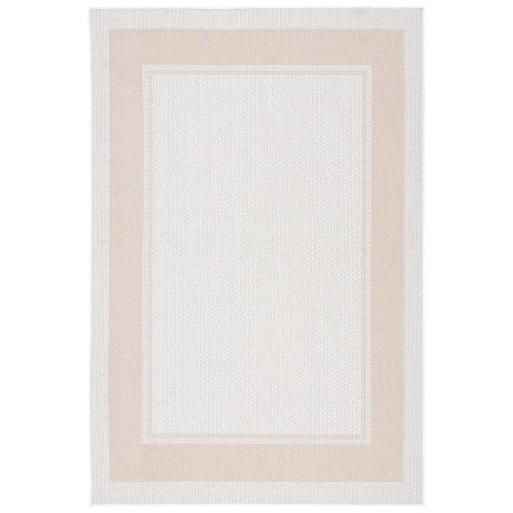 SAFAVIEH Martha Stewart Outdoor MSRO317B Ivory/ Beige Rug Image 1