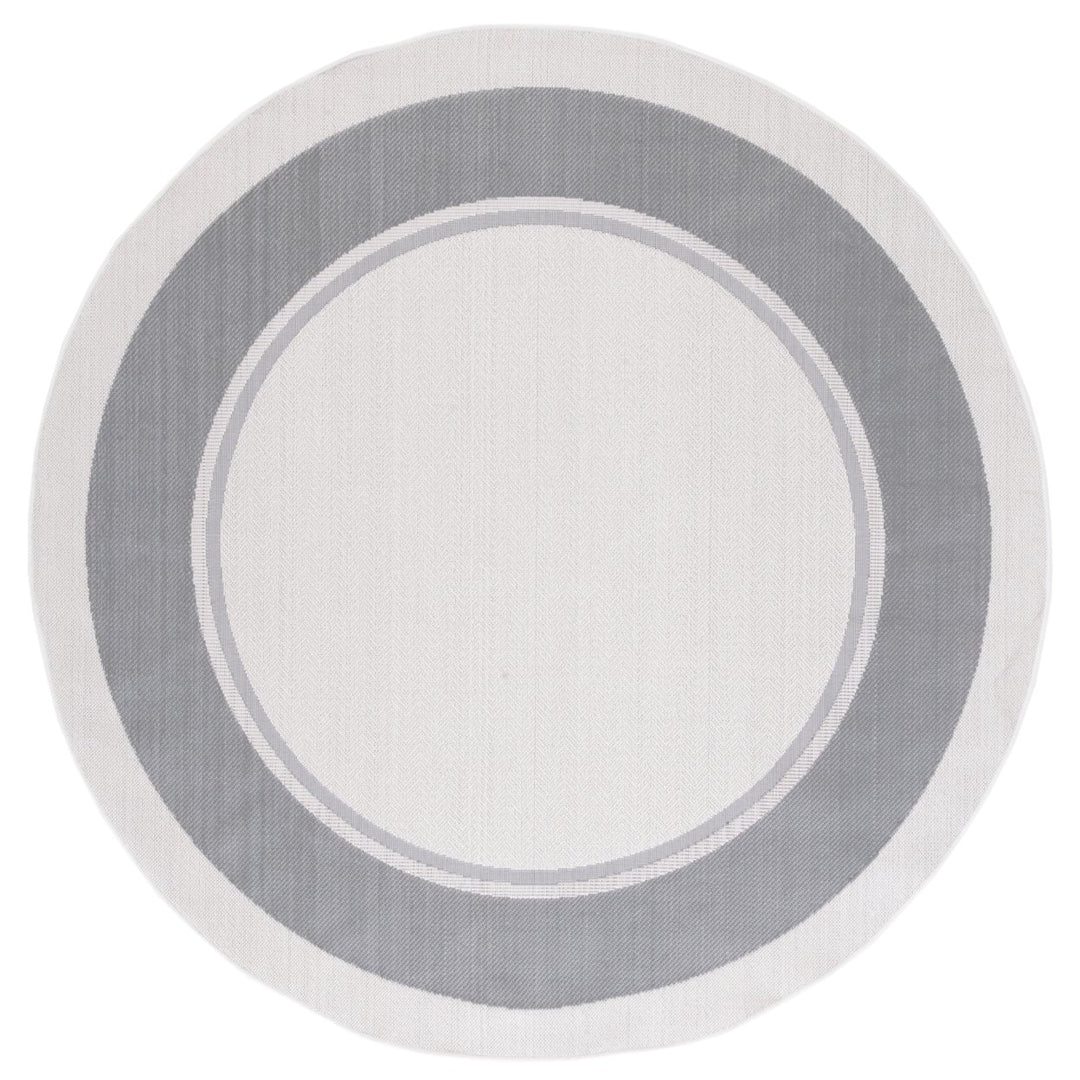 SAFAVIEH Martha Stewart Outdoor MSRO317F Ivory/ Grey Rug Image 3