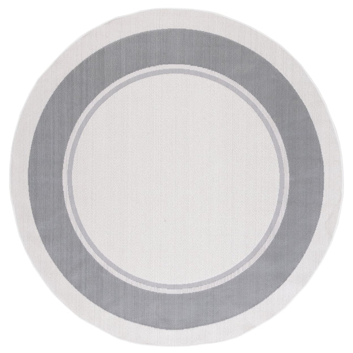 SAFAVIEH Martha Stewart Outdoor MSRO317F Ivory/ Grey Rug Image 3