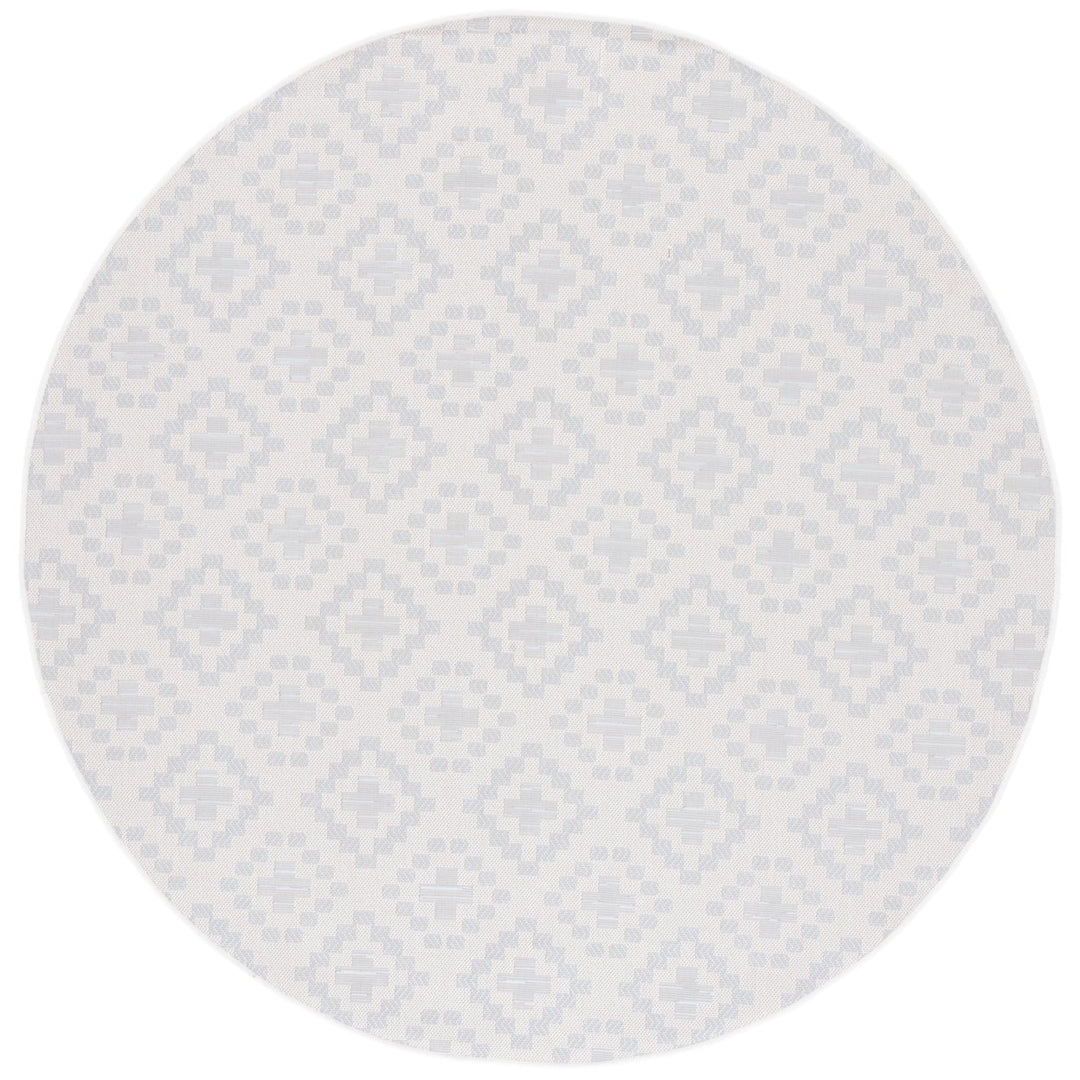 SAFAVIEH Martha Stewart Outdoor MSRO307F Ivory/ Grey Rug Image 1