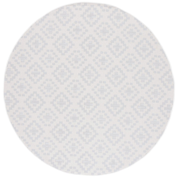 SAFAVIEH Martha Stewart Outdoor MSRO307F Ivory/ Grey Rug Image 1