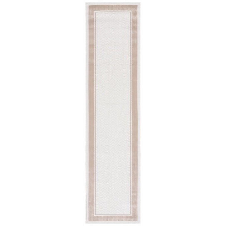 SAFAVIEH Martha Stewart Outdoor MSRO317B Ivory/ Beige Rug Image 1