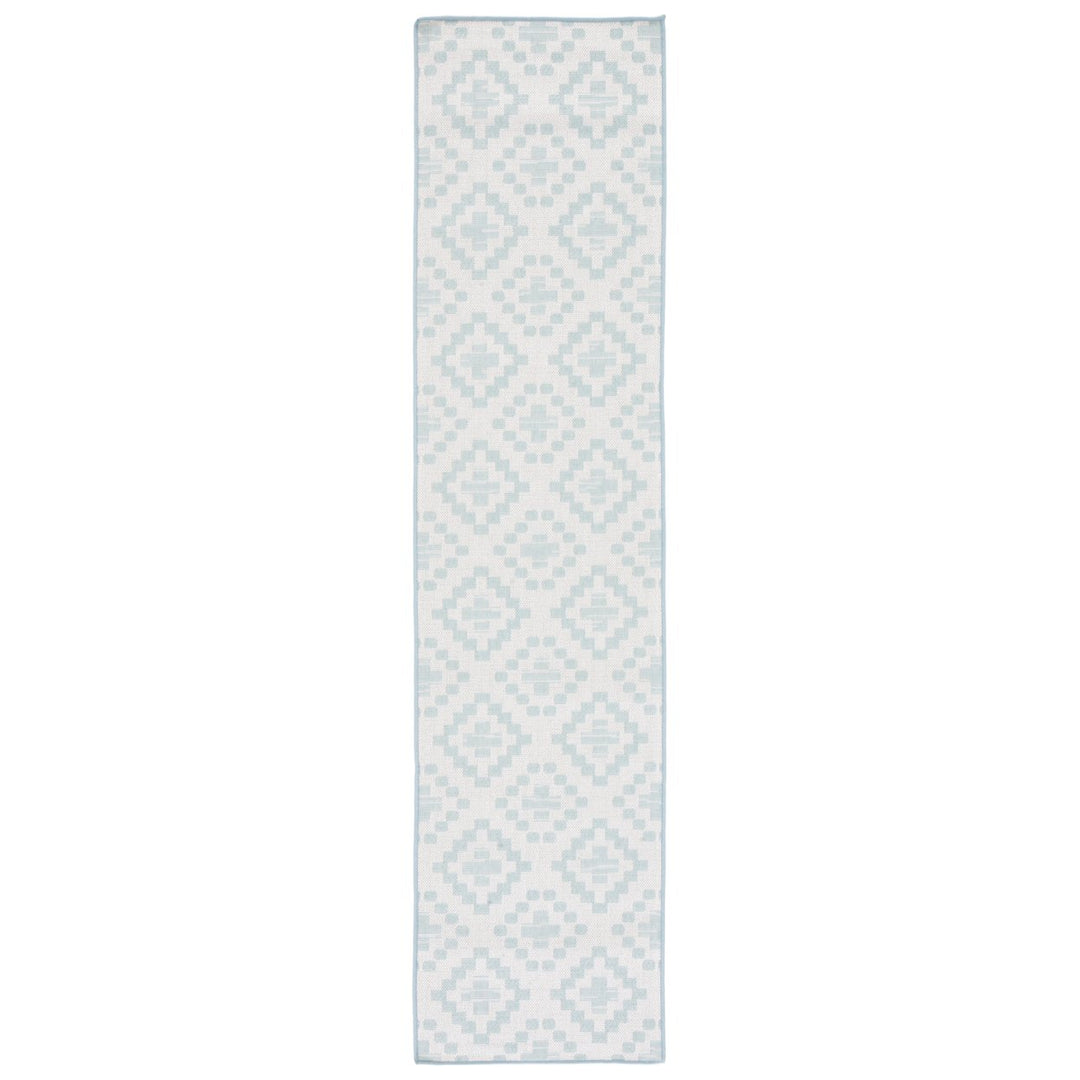 SAFAVIEH Martha Stewart Outdoor MSRO307F Ivory/ Grey Rug Image 1