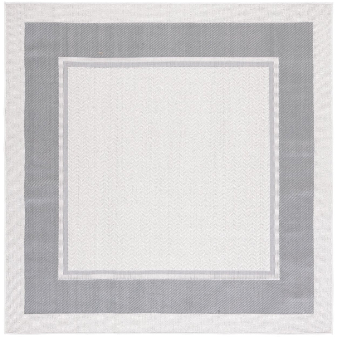 SAFAVIEH Martha Stewart Outdoor MSRO317F Ivory/ Grey Rug Image 4