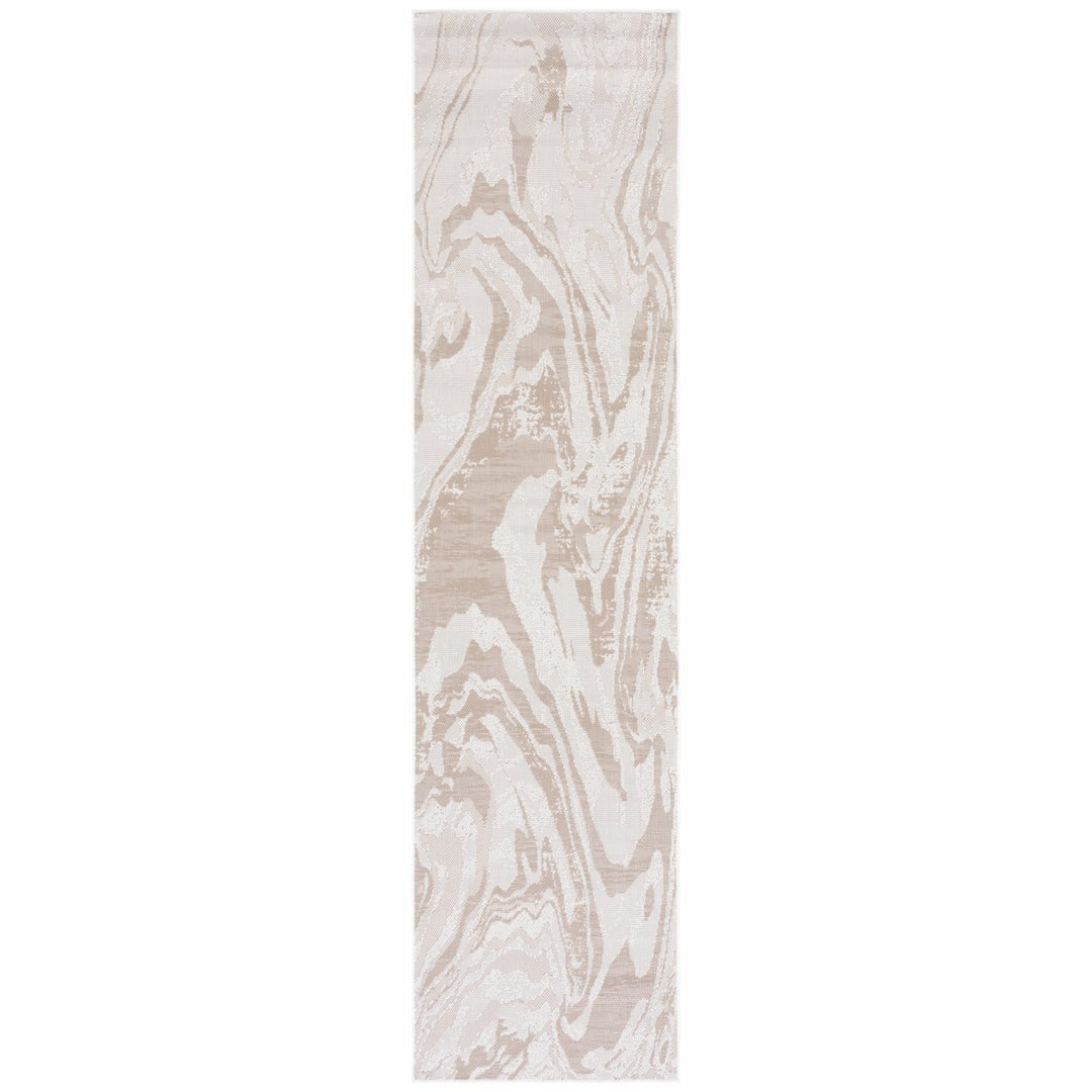 SAFAVIEH Martha Stewart Outdoor MSRO323A Ivory/ Beige Rug Image 1