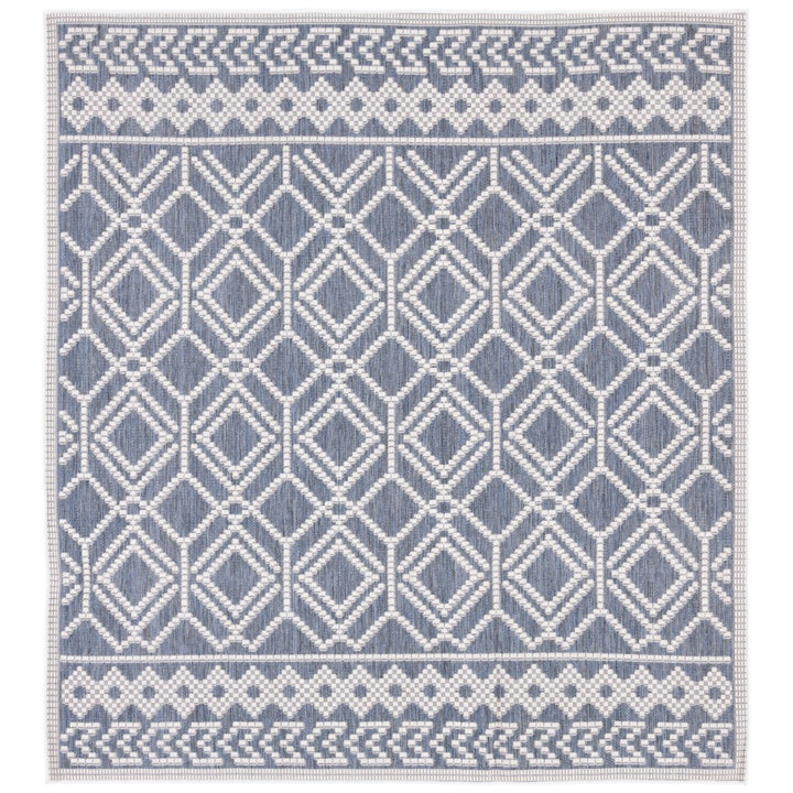 SAFAVIEH Martha Stewart Outdoor MSRO374F Grey/ Ivory Rug Image 1