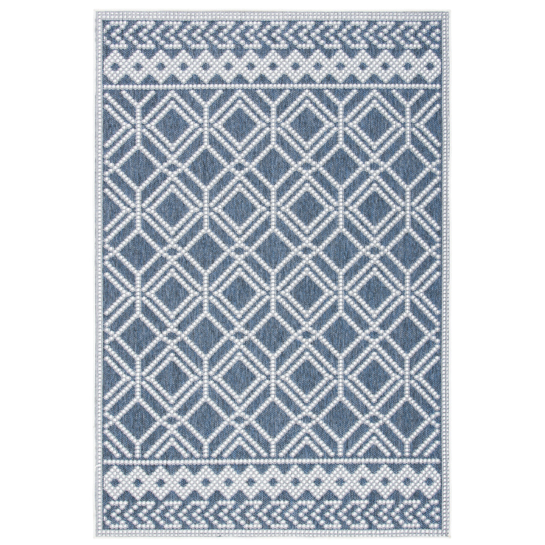 SAFAVIEH Martha Stewart Outdoor MSRO374F Grey/ Ivory Rug Image 7