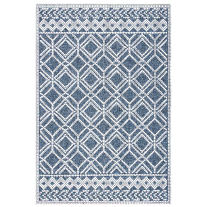 SAFAVIEH Martha Stewart Outdoor MSRO374F Grey/ Ivory Rug Image 7