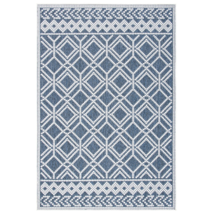 SAFAVIEH Martha Stewart Outdoor MSRO374F Grey/ Ivory Rug Image 1