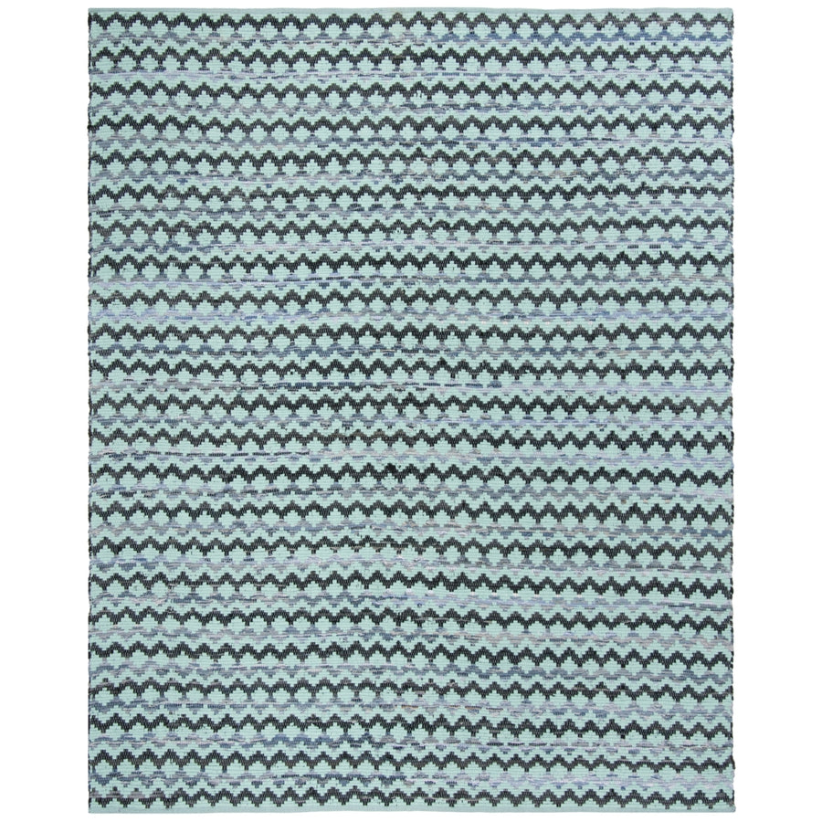 SAFAVIEH Montauk MTK120K Turquoise / Blue/Black Rug Image 1