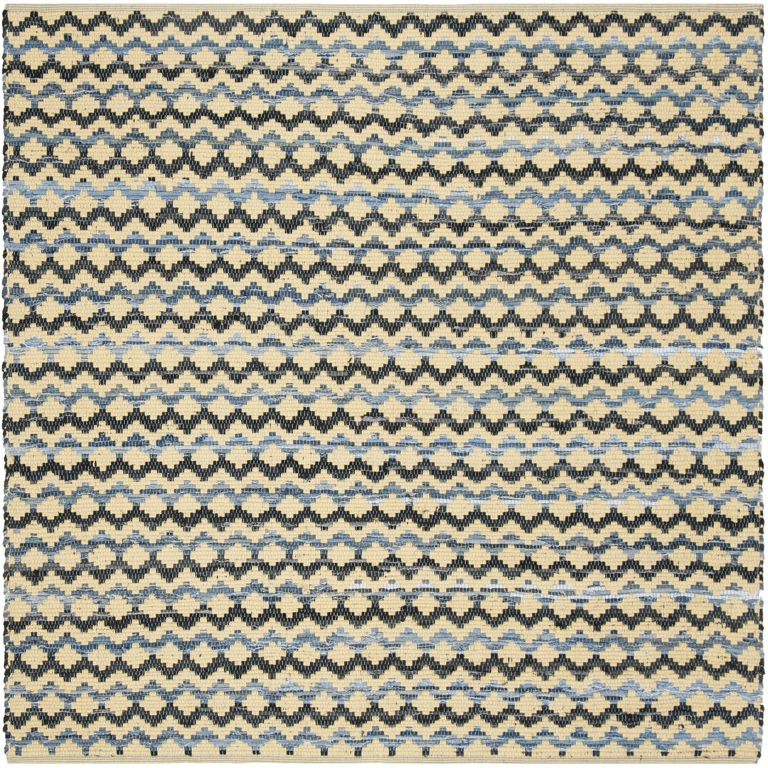 SAFAVIEH Montauk MTK120D Handwoven Gold / Blue/Black Rug Image 1