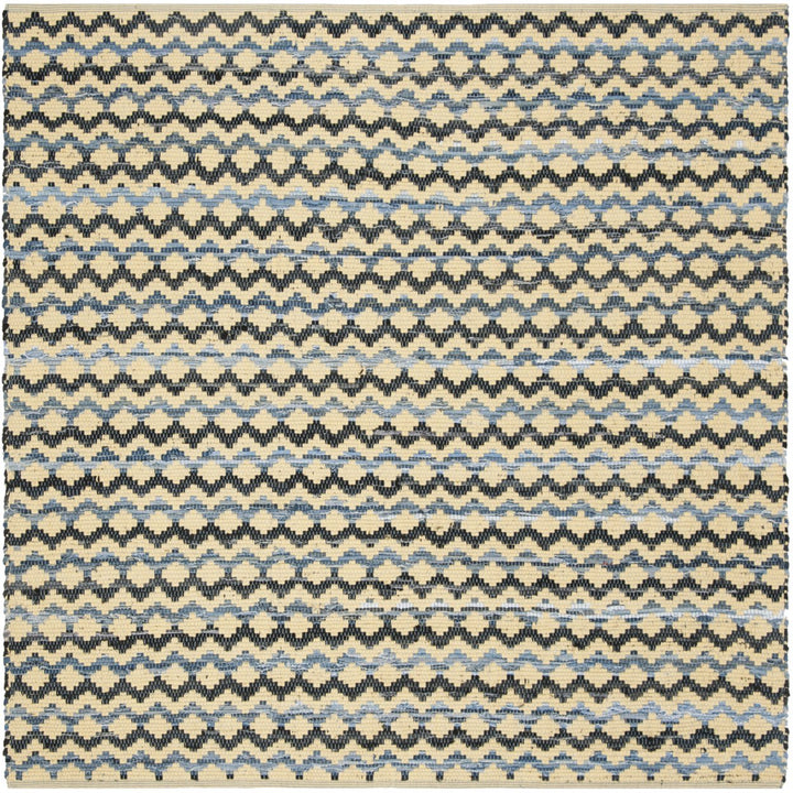 SAFAVIEH Montauk MTK120D Handwoven Gold / Blue/Black Rug Image 1