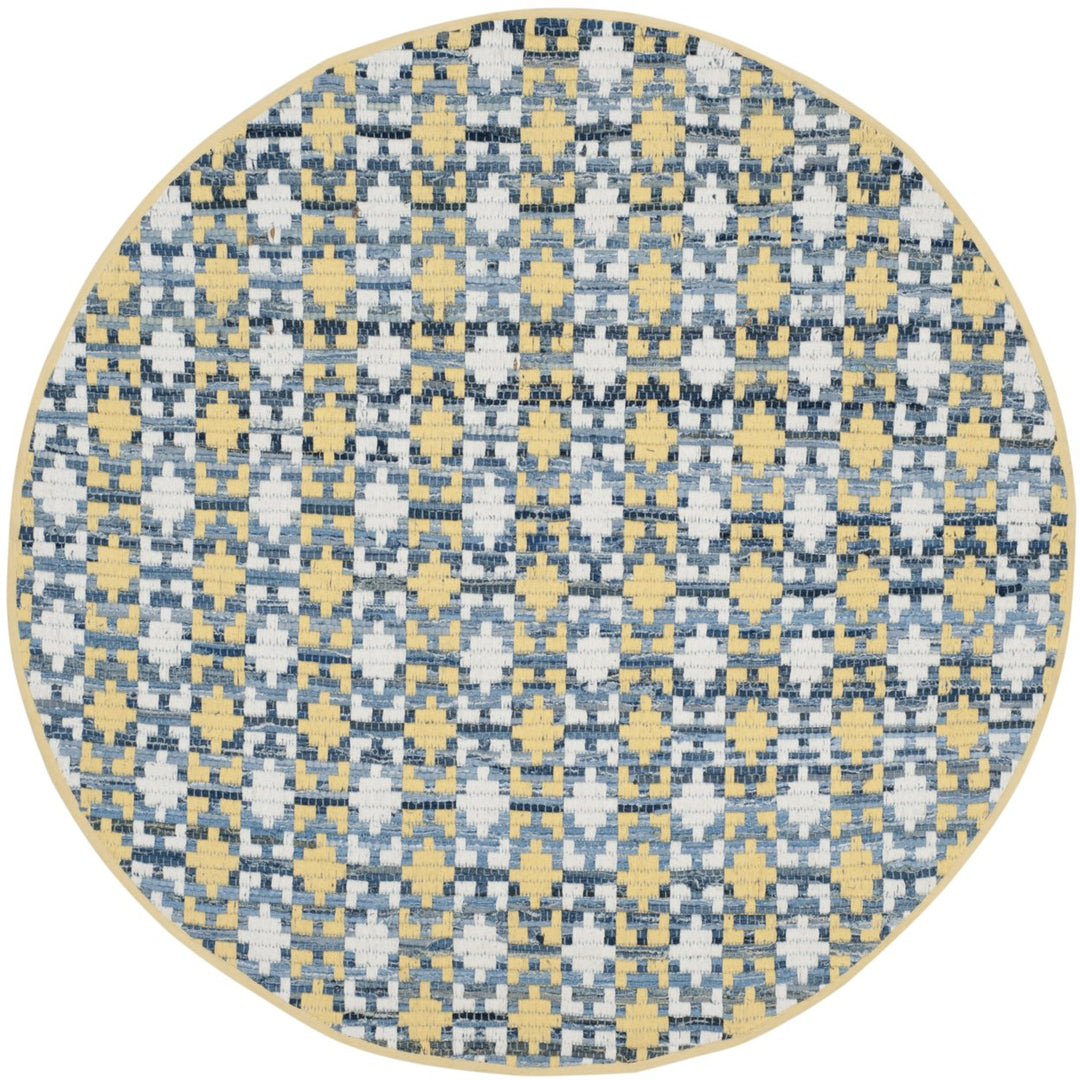 SAFAVIEH Montauk MTK121B Handwoven Gold / Multi Rug Image 1