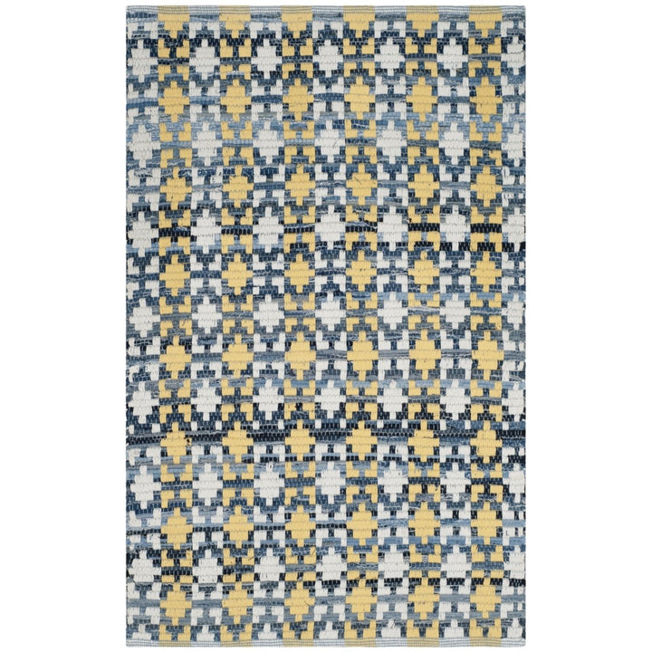 SAFAVIEH Montauk MTK123B Handwoven Gold / Multi Rug Image 1