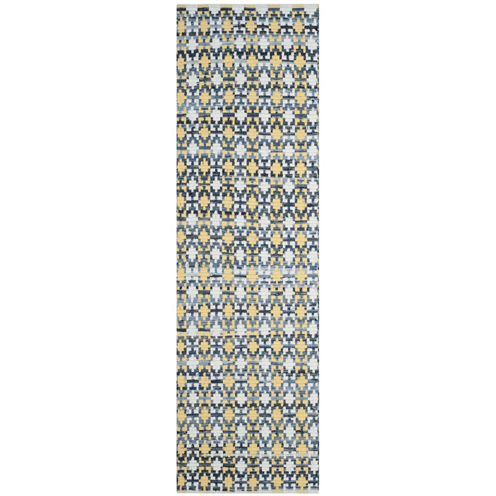 SAFAVIEH Montauk MTK123B Handwoven Gold / Multi Rug Image 1