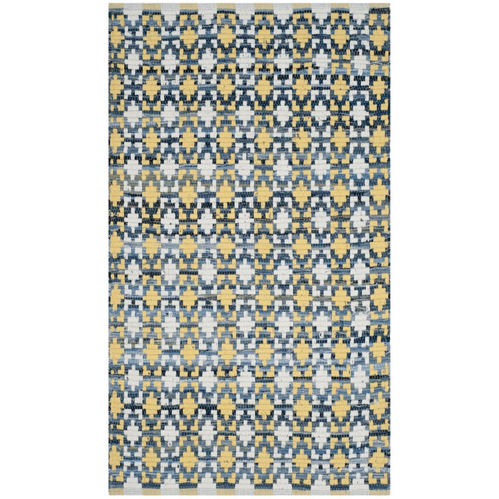 SAFAVIEH Montauk MTK123B Handwoven Gold / Multi Rug Image 1