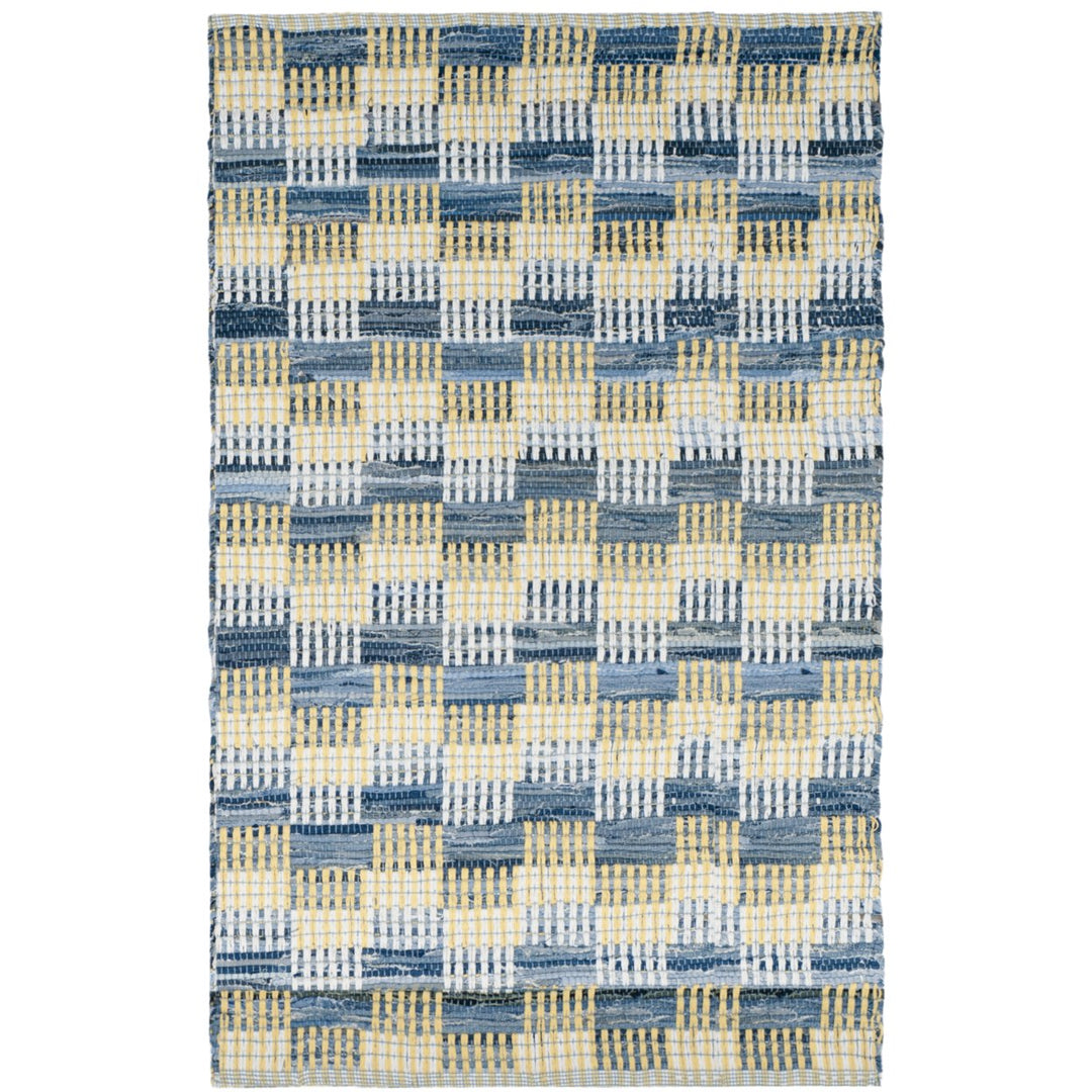 SAFAVIEH Montauk MTK121B Handwoven Gold / Multi Rug Image 1