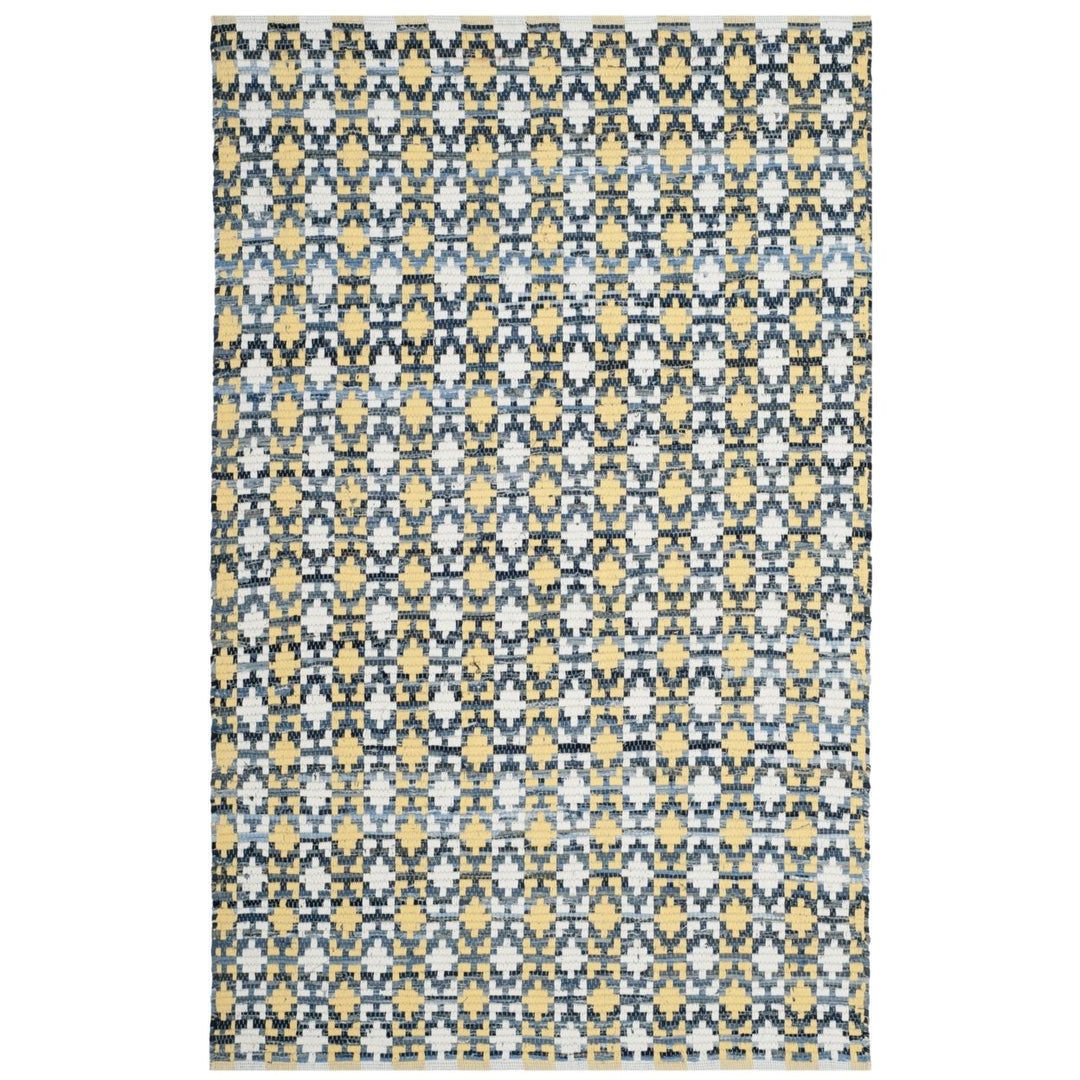 SAFAVIEH Montauk MTK123B Handwoven Gold / Multi Rug Image 1