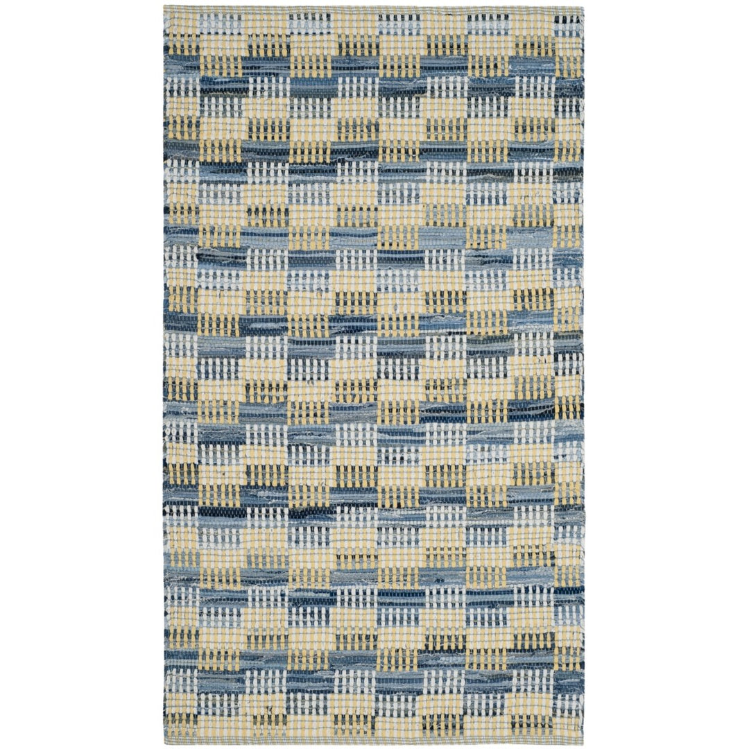 SAFAVIEH Montauk MTK121B Handwoven Gold / Multi Rug Image 1