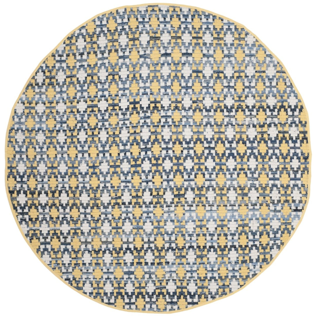 SAFAVIEH Montauk MTK123B Handwoven Gold / Multi Rug Image 1