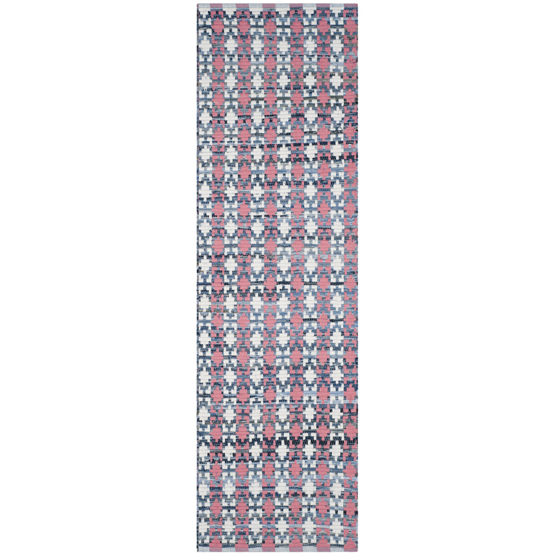 SAFAVIEH Montauk MTK123D Handwoven Coral / Multi Rug Image 4