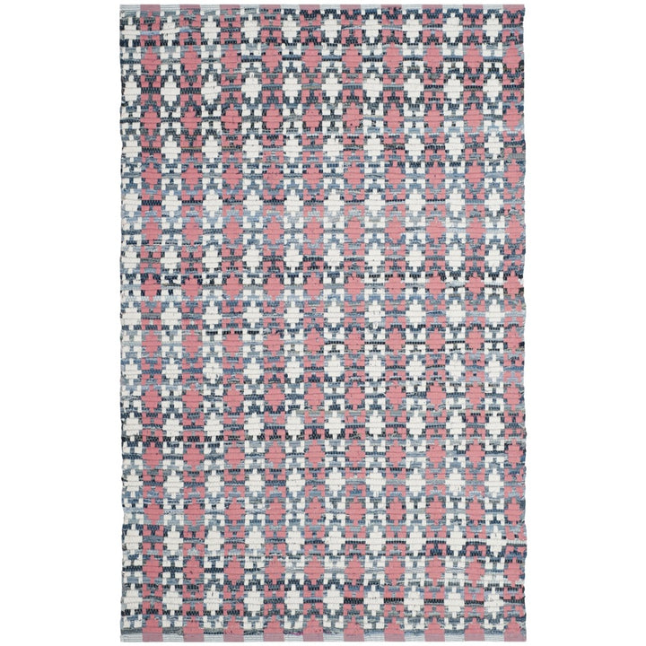 SAFAVIEH Montauk MTK123D Handwoven Coral / Multi Rug Image 1