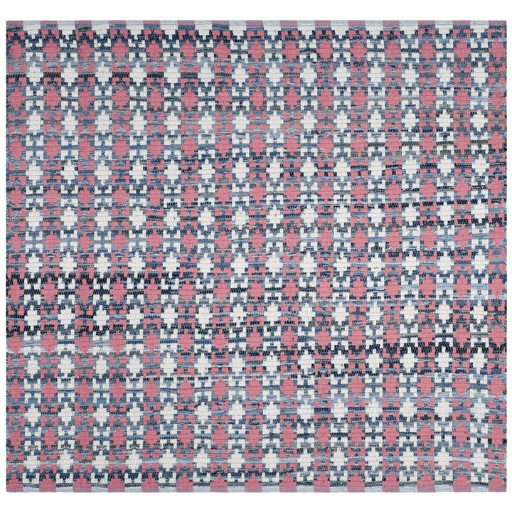 SAFAVIEH Montauk MTK123D Handwoven Coral / Multi Rug Image 1