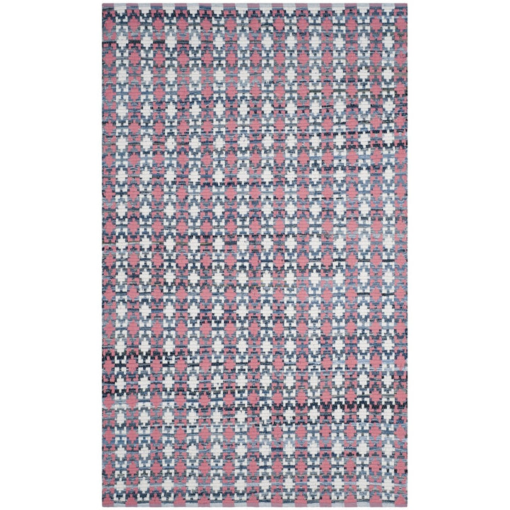 SAFAVIEH Montauk MTK123D Handwoven Coral / Multi Rug Image 1