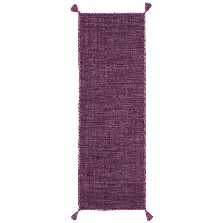 SAFAVIEH Montauk MTK150R Handwoven Purple / Black Rug Image 3