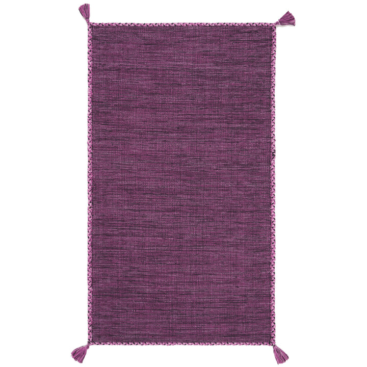 SAFAVIEH Montauk MTK150R Handwoven Purple / Black Rug Image 5