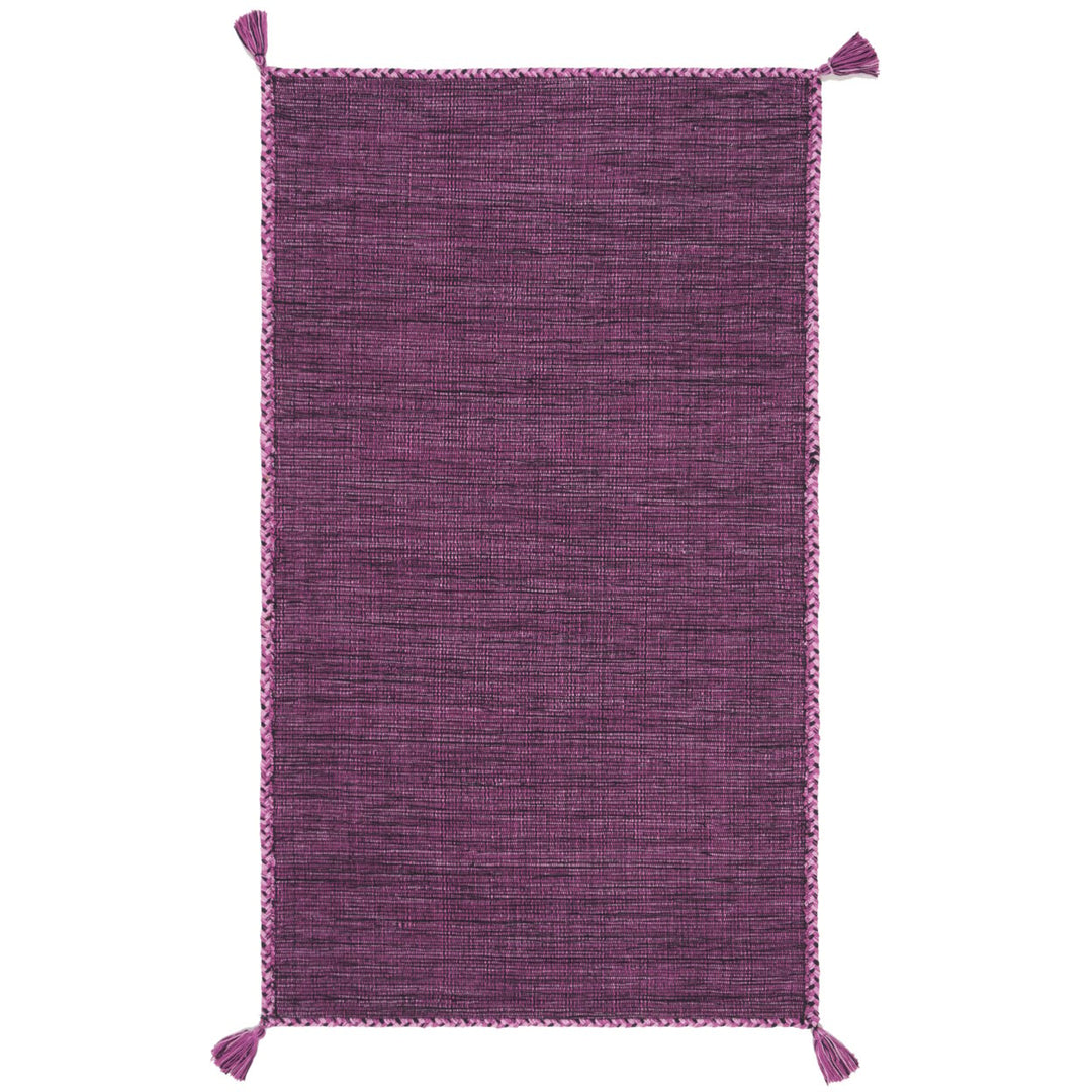 SAFAVIEH Montauk MTK150R Handwoven Purple / Black Rug Image 1