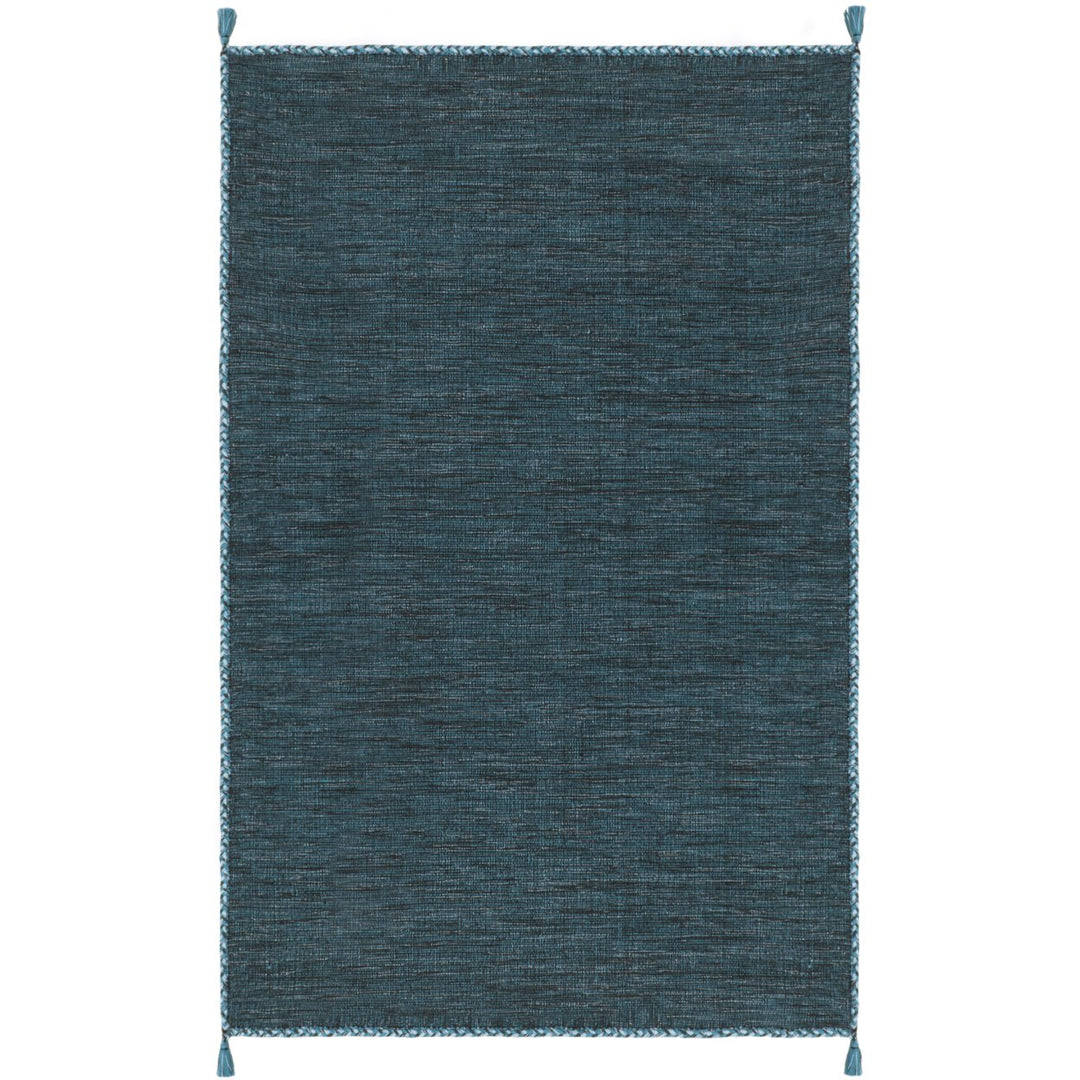 SAFAVIEH Montauk MTK150M Handwoven Blue / Black Rug Image 1